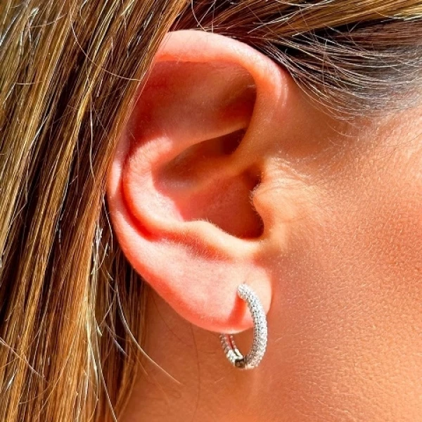 Argola Toda Cravejada