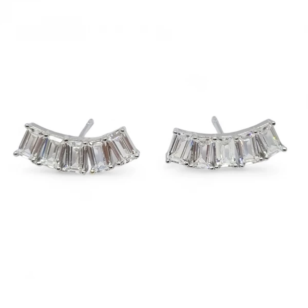 Ear Cuff Trilhos Cristais