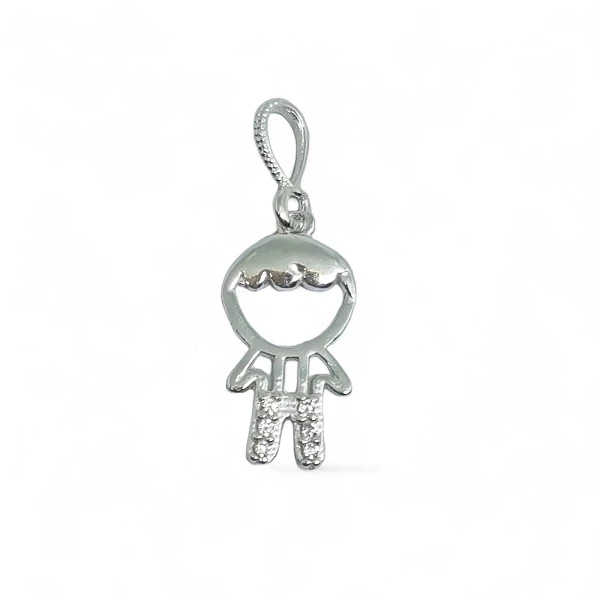 Pingente Cravejado Menino