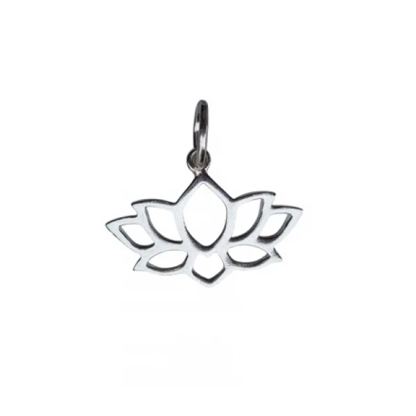 Pingente Vazado Flor de Lótus