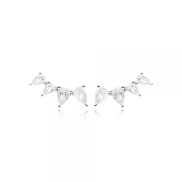 Ear Cuff Gotas Brilhantes