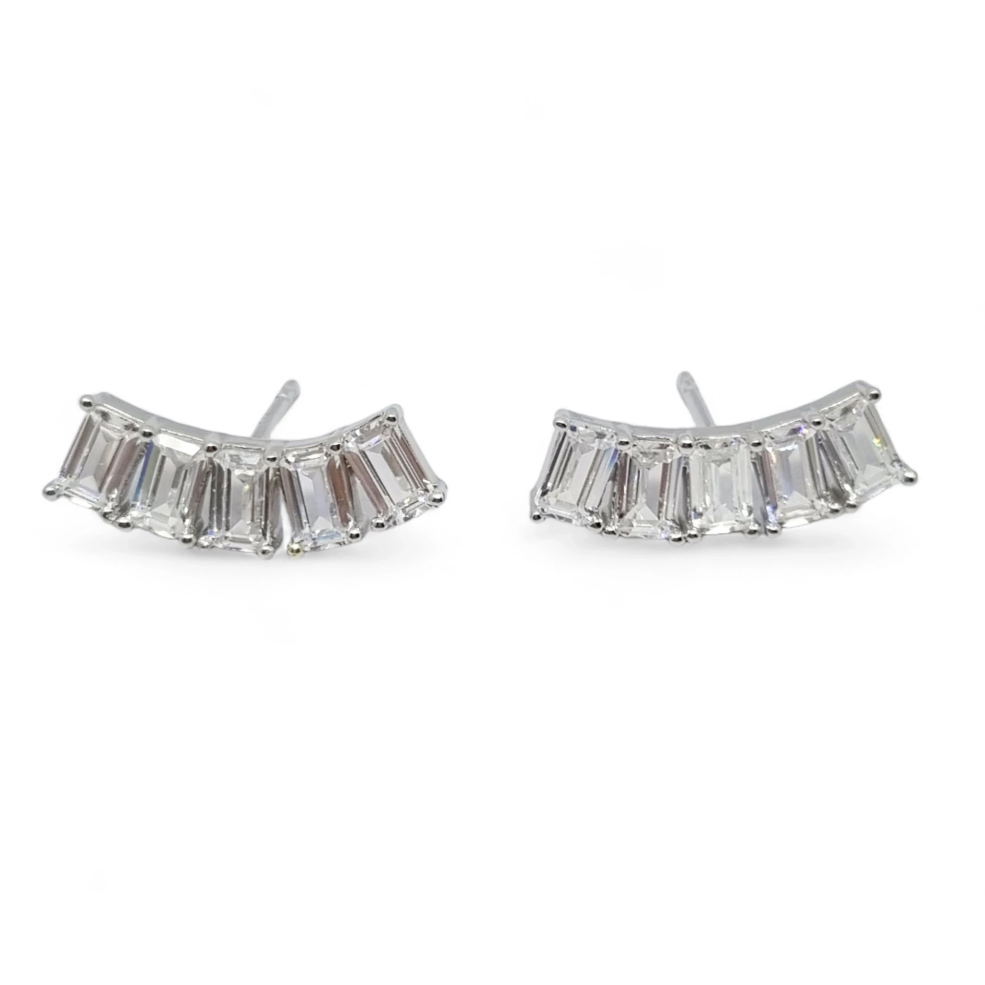 Ear Cuff Trilhos Cristais