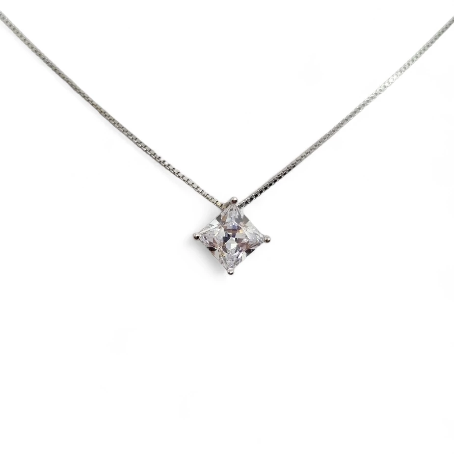 Colar Ponto de Luz Quadrado