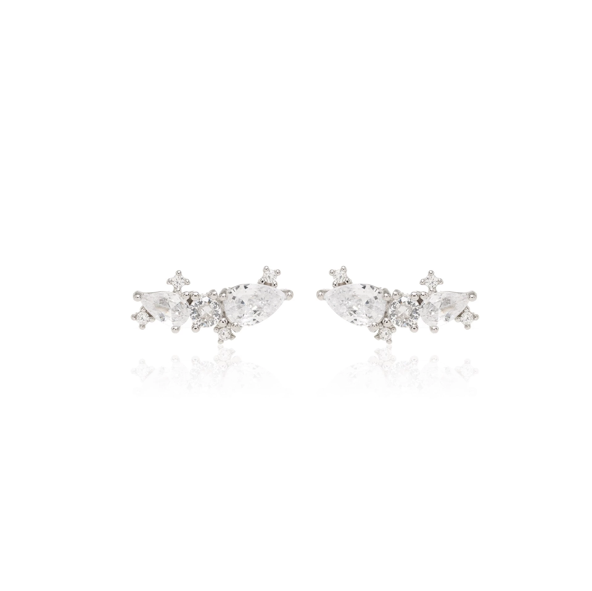 Ear Cuff Gotas de Cristais