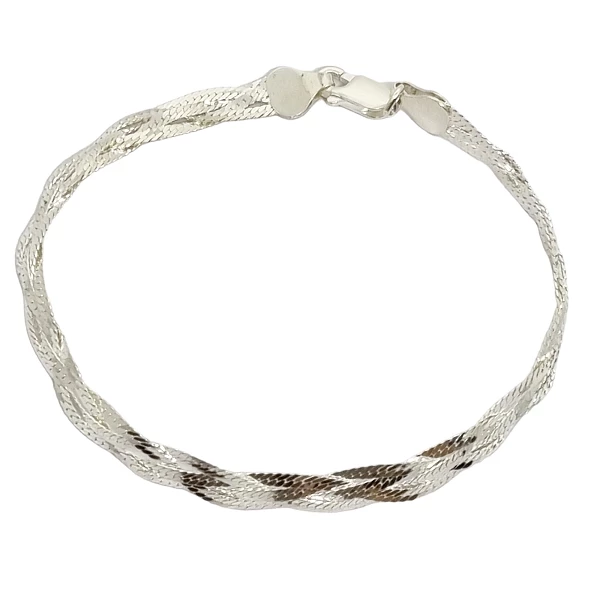 Pulseira Trio de Fita Trançado