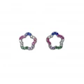 Brinco Flor de Cores
